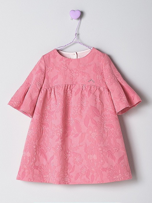 NANOS 粉色水袖洋裝