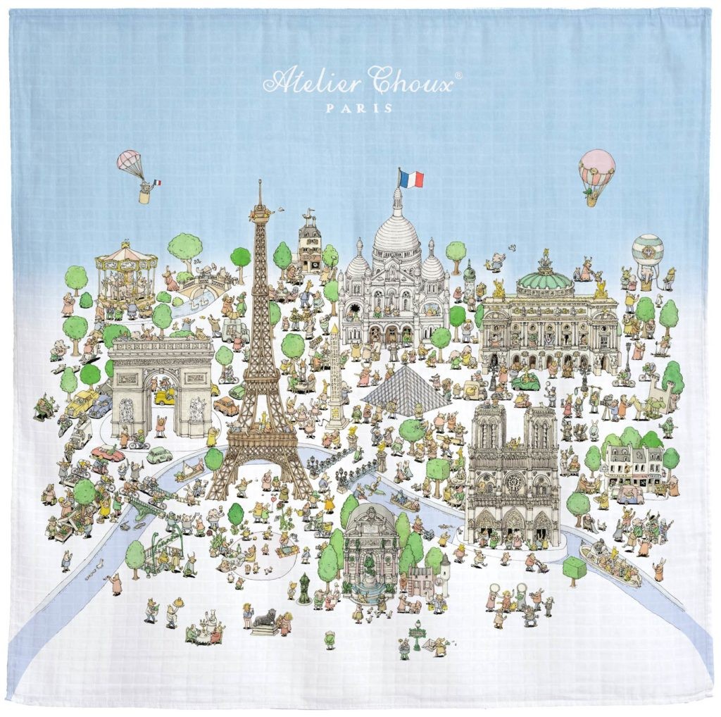 Atelier Choux－巴黎鐵塔包巾